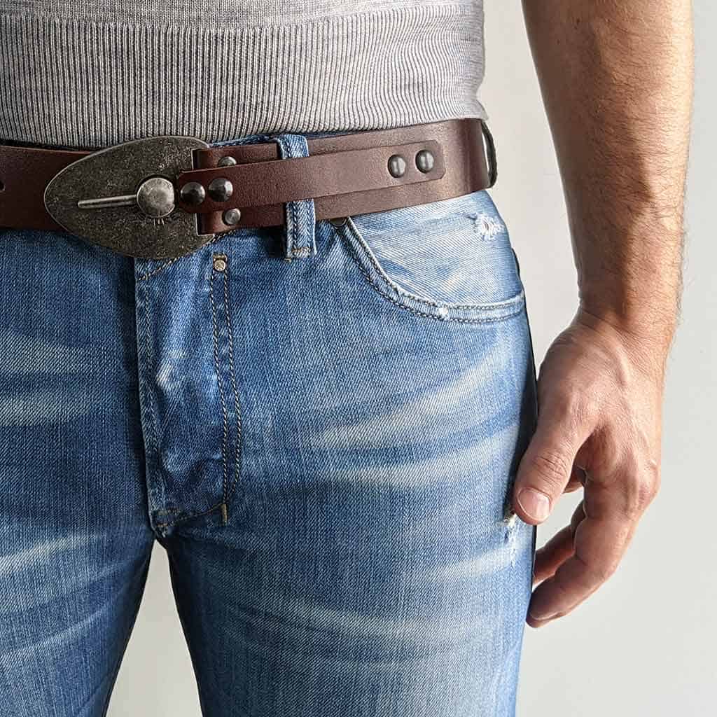 Leather Belt for Mens Jeans  