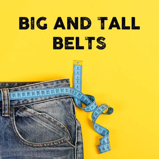 handmade leather belts for big and tall men