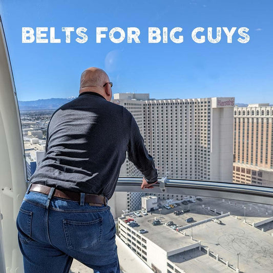 full grain leather belts for fat guys who like to wear concealed carry holster