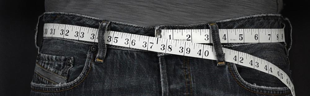 measure through the belt loops with your pants worn at a traditional height or wherever you typically do. 36 pants size uses a 38 belt. If you need a large mens belt order a custom size